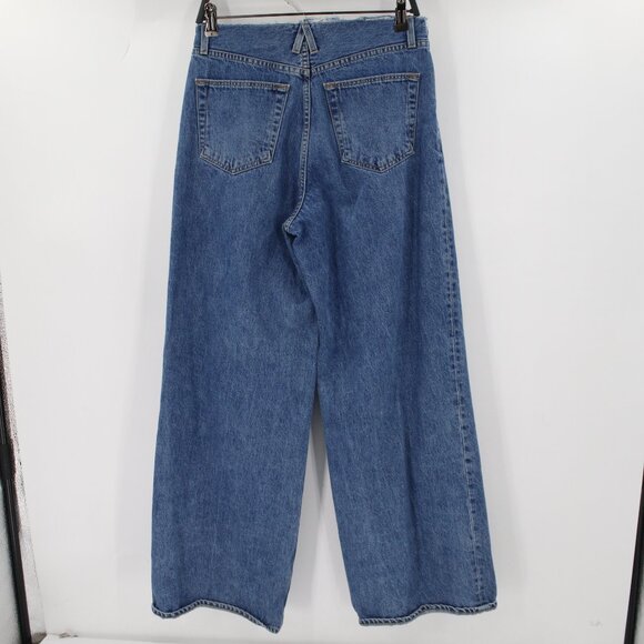 SilverLake Jeans Womens 26 29x32 Taylor Wide Leg Pleated High Rise Made in USA - Picture 4 of 16